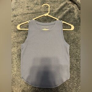 American Eagle Outfitters Ribbed Blue Tank Top